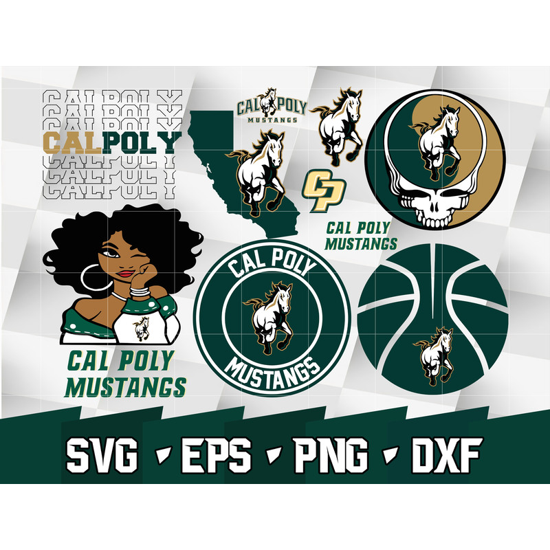 NCAA Random Vector Cal Poly Mustangs.jpg