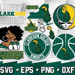ncaa random vector clarkson golden knights bundle ncaa svg, ncaa svg ,instant downdload