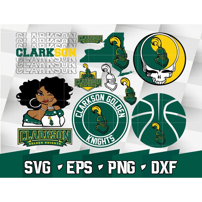 NCAA Random Vector Clarkson Golden Knights.jpg