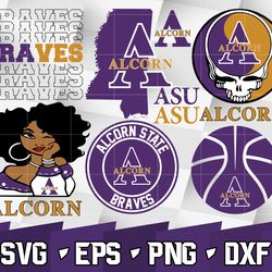 ncaa random vector alcorn state braves bundle ncaa svg, ncaa svg ,instant downdload