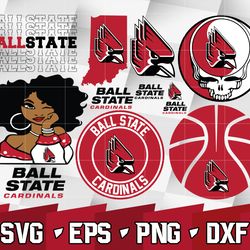 ncaa random vector ball state cardinals bundle ncaa svg, ncaa svg ,instant downdload