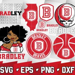 ncaa random vector bradley braves bundle ncaa svg, ncaa svg ,instant downdload