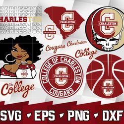 ncaa random vector college of charleston cougars bundle ncaa svg, ncaa svg ,instant downdload