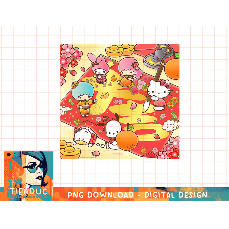 Hello Kitty & Friends Lunar New Year Calligraphy T-Shirt copy.jpg