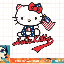 hello kitty american flag tee shirt copy png