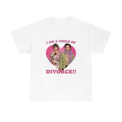 I am a child of divorce pink heart shirt