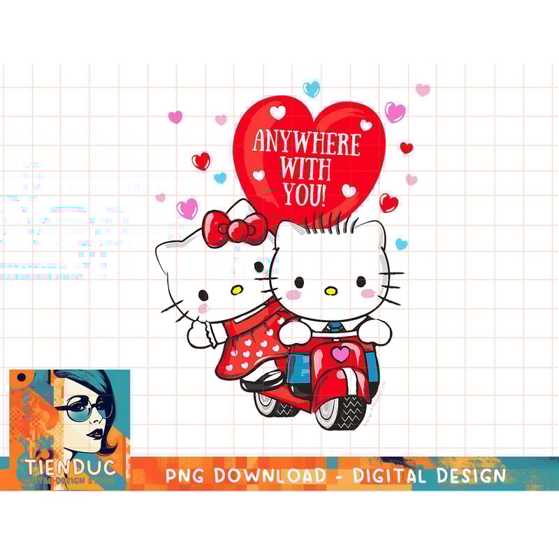 Hello Kitty and Dear Daniel Anywhere with You Valentine Tee copy.jpg