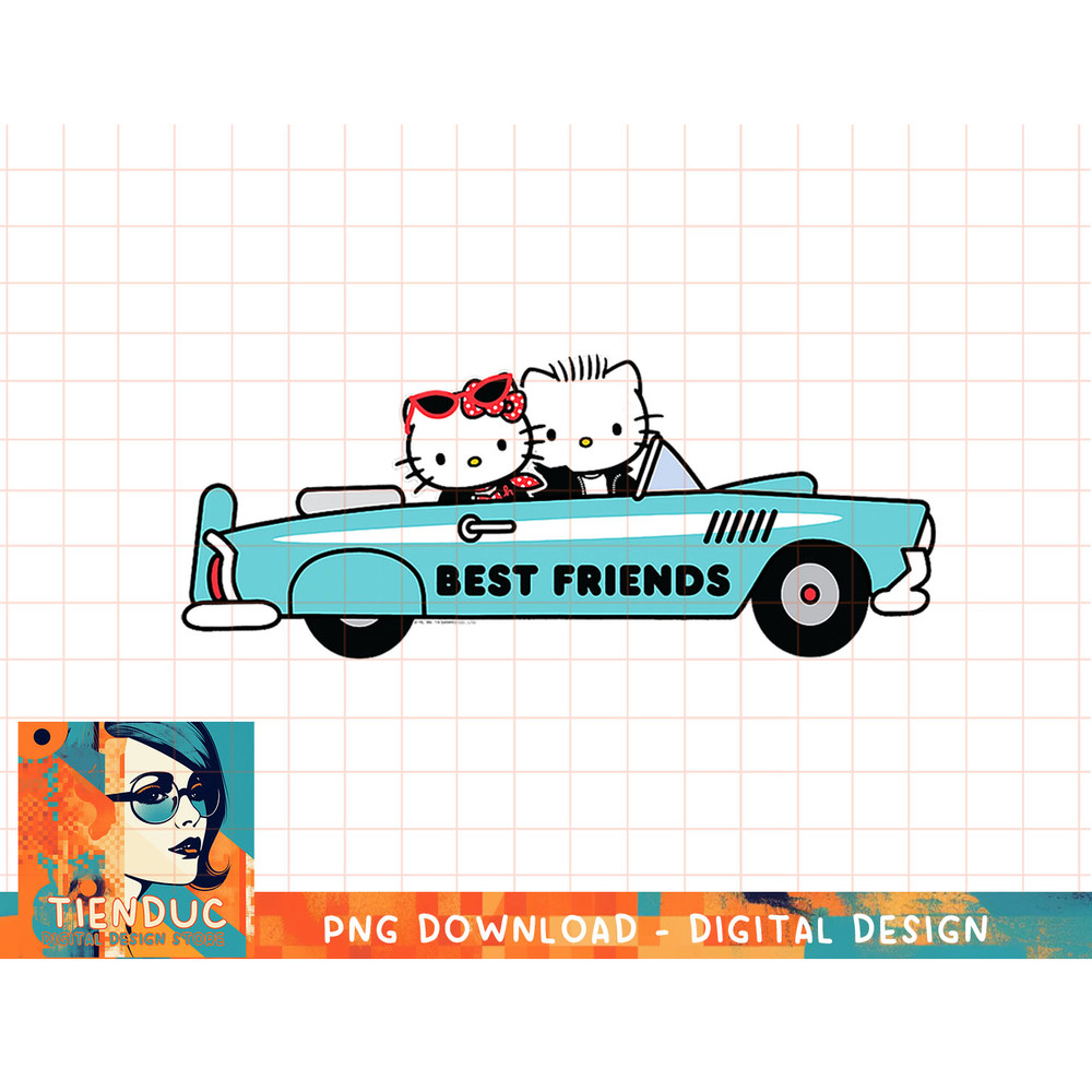 Hello Kitty and Dear Daniel Car Friends T-Shirt copy.jpg