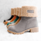 Women's Classy Block Heel Snow Boots