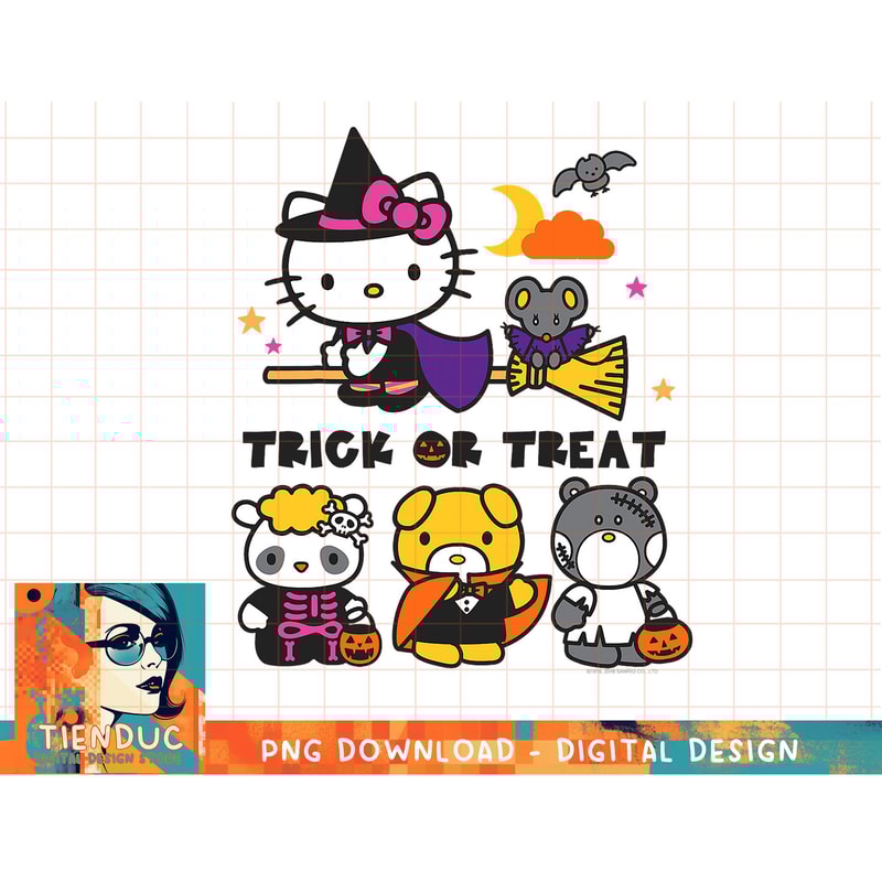 Hello Kitty and Friends Halloween Tee Shirt copy.jpg