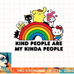 hello kitty and friends kind people are my kinda people t-shirt copy png