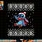 Disney Lilo & Stitch Christmas Stitch Snowflake Ugly Print T-Shirt copy.jpg