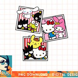 hello kitty and friends photo booth fun t-shirt copy png