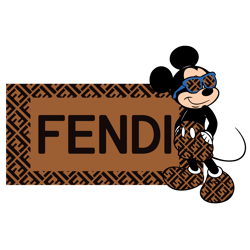 fendi mickey mouse fashion svg, fendi brand logo svg, fendi logo fashion logo svg file cut digital download