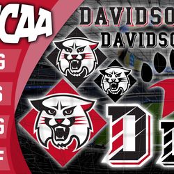 logo davidson wildcats 2 bundle ncaa svg, ncaa svg ,instant downdload