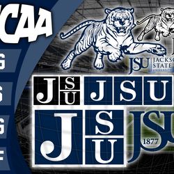 logo jackson state tigers 2 bundle ncaa svg, ncaa svg ,instant downdload