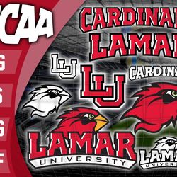 logo lamar cardinals bundle ncaa svg, ncaa svg ,instant downdload