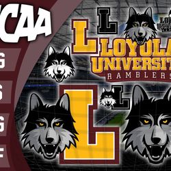 logo loyola ramblers bundle ncaa svg, ncaa svg ,instant downdload