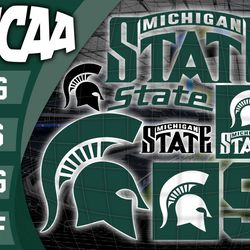 logo michigan state spartans 2 bundle ncaa svg, ncaa svg ,instant downdload