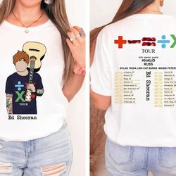 ed sheeran mathmatics tour 2023 shirt 2 sides, ed sheeran mathmatics shirt, ed sheeran tour shirt, ed sheeran shirt