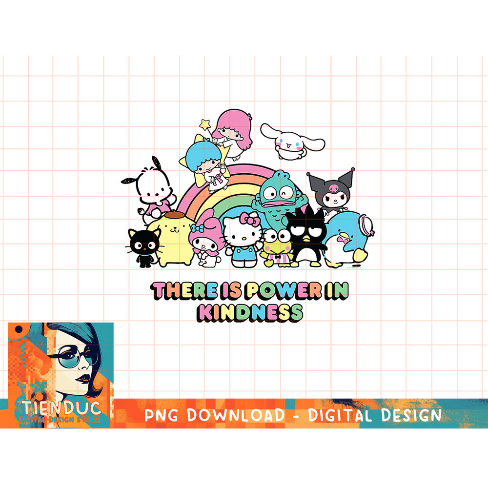 Hello Kitty and Friends There is Power in Kindness T-Shirt copy.jpg