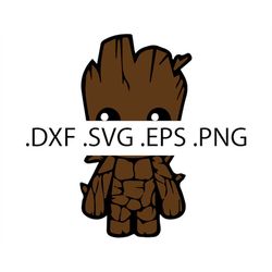 Baby Groot - Digital Download, Instant Download, svg, dxf, eps & png files included!