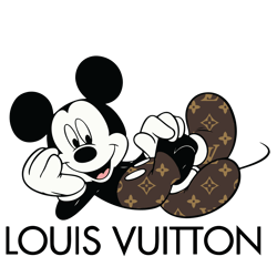 louis vuitton mickey mouse fashion svg, louis vuitton brand logo svg, lv logo fashion logo svg file cut digital download