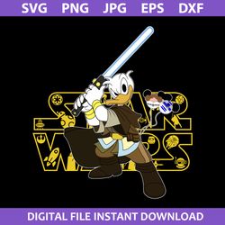 Donald Duck Star Wars Svg, Disney Star Wars Svg, Star Wars Svg, Png Dxf Eps Digital File
