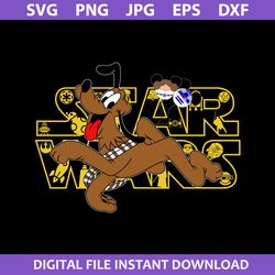 Pluto Star Wars Svg, Disney Star Wars Svg, Star Wars Svg, Png Dxf Eps Digital File