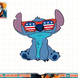 disney lilo & stitch fourth of july sunglasses t-shirt copy png