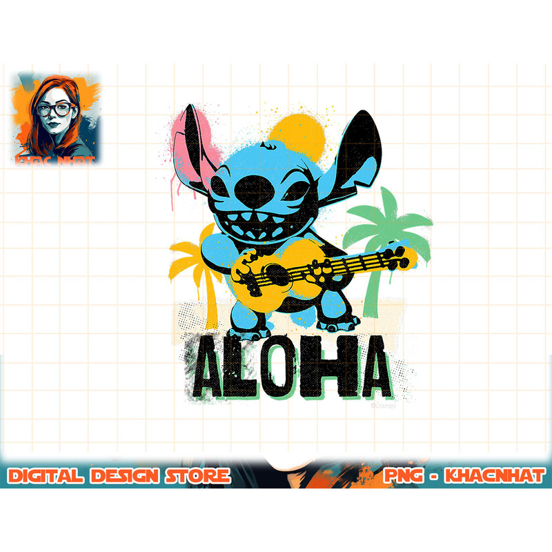 Disney Lilo & Stitch Galactic Grunge Aloha Stitch T-Shirt copy.jpg