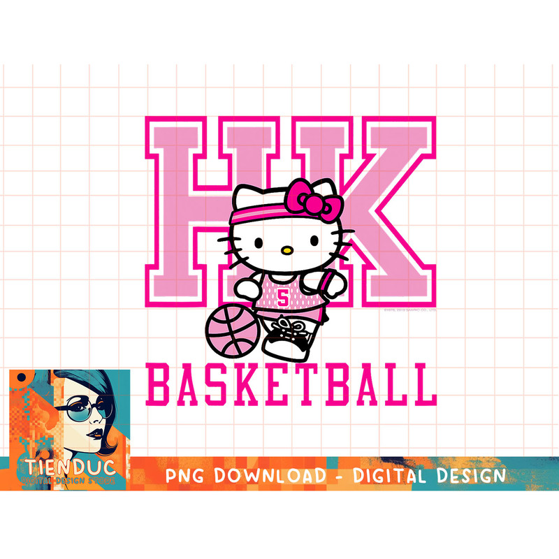 Hello Kitty Basketball Sports Athlete Tee Shirt copy.jpg