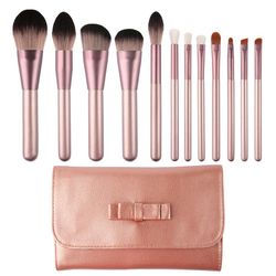 Premium Synthetic Hair 12 Piece Makeup Brush Set With Case(US Customers)