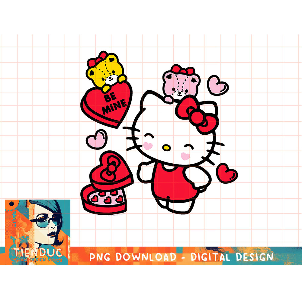 Hello Kitty Be Mine Candy Gifts Valentine's T-Shirt copy.jpg