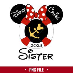 Sister Disney Cruise 2023 Png, Mickey Cruise Png, Disney Png Digital File