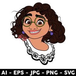 mirabel madrigal svg, mirabel encanto svg, encaton svg, disney svg - digital file