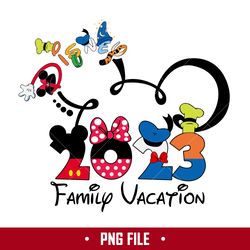 Disney Family Vacation 2023 Png, Disney Family 2023 Png, Disney Png Digital File