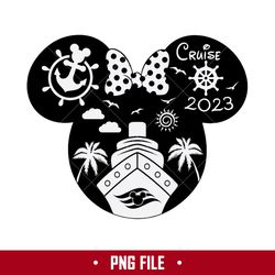 Dinsey Cruise 2023 Minnie Ears Png, Minnie Mouse Png, Disney Png Digital File