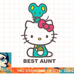hello kitty best aunt tee shirt copy png