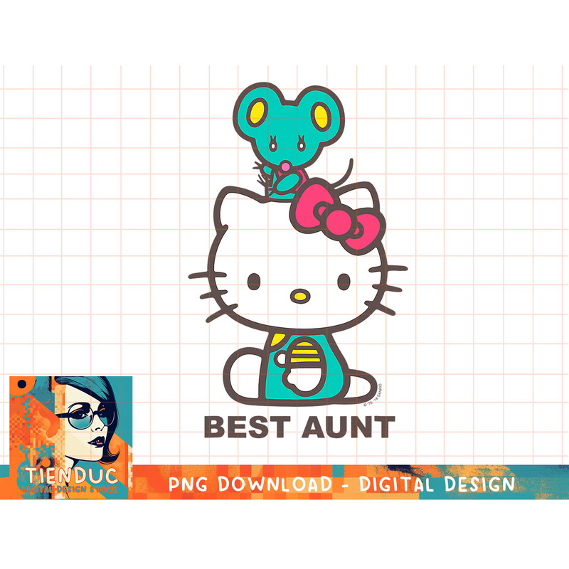Hello Kitty Best Aunt Tee Shirt copy.jpg