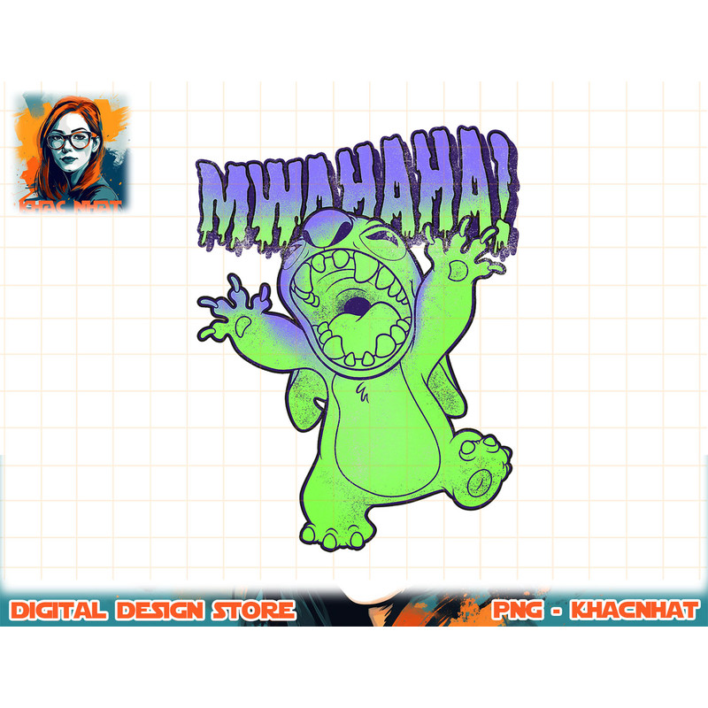 Disney Lilo & Stitch Halloween Stitch Mwahaha Portrait T-Shirt copy.jpg