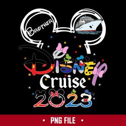 Brother Disney Cruise 2023 Png, Mickey Cruise Png, Disney Png Digital File