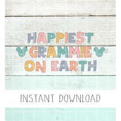 Happiest Grammie On Earth SVG PNG