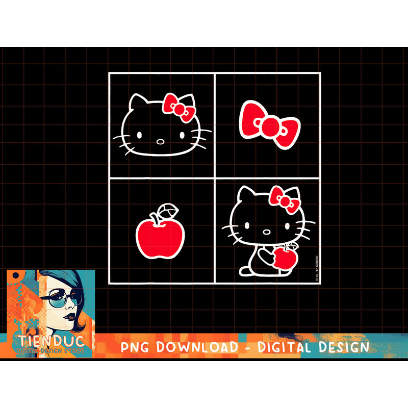 Hello Kitty Bow and Apple Tee Shirt copy.jpg