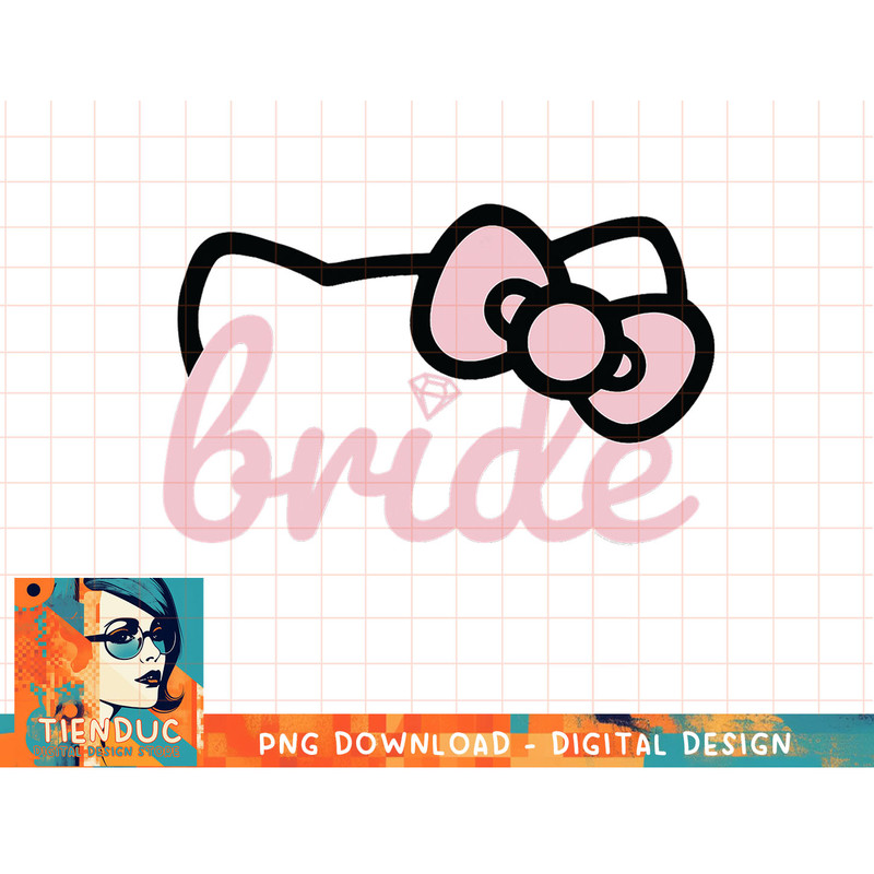 Hello Kitty Bride Bridal Wedding T-Shirt copy.jpg