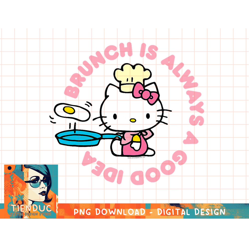 Hello Kitty Brunch is Always a Good Idea T-Shirt copy.jpg