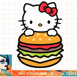 hello kitty burger t-shirt copy png