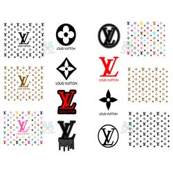 Louis Vuitton Bundle Logo Svg, Louis Vuitton Svg, Lv Logo Svg, Brand Logo Svg, Instant Download