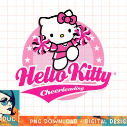hello kitty cheerleading cheerleader tee shirt copy png
