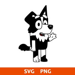 Bluey Mackenzie Svg, Mackenzie Dog Svg, Bluey Svg, Cartoon Svg, Png Digital File